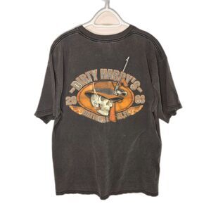 Vintage Dirty Harry's Daytona Beach 2003 T-Shirt | Gildan Men's Size XL | Black